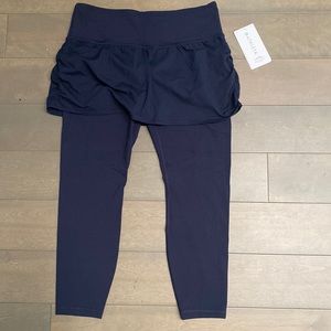 Athleta Navy Blue 7/8 tights